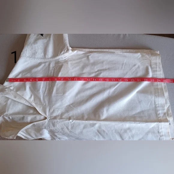 50s - 60s Vintage White 2 Navy Uniform Tops with Black Insignia. Shirts Retro - Picture 8 of 16